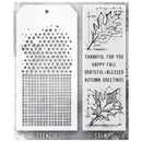 Tim Holtz Mixed-Media Stamps & Stencil - Set