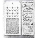 Tim Holtz Mixed-Media Stamps & Stencil - Set