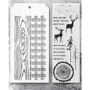 Tim Holtz Mixed-Media Stamps & Stencil - Set