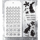 Tim Holtz Mixed-Media Stamps & Stencil -  Set