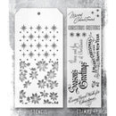 Tim Holtz Mixed-Media Stamps & Stencil - Vintage Christmas