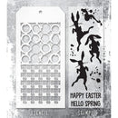 Tim Holtz Mixed-Media Stamps & Stencil - Bunny Hop