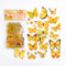 Poppy Crafts Butterfly Nature Sticker Pack - Yellow