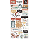 Echo Park Chipboard 6"x 13" Phrases, Let's Take The Trip