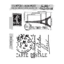 Tim Holtz Cling Stamps 7"X8.5" I See Paris