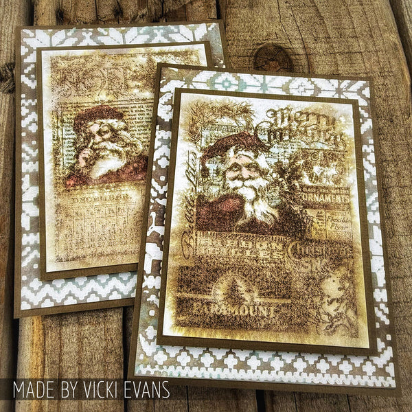 Tim Holtz Cling Stamp 2.5"X3.5" Christmas Miracle