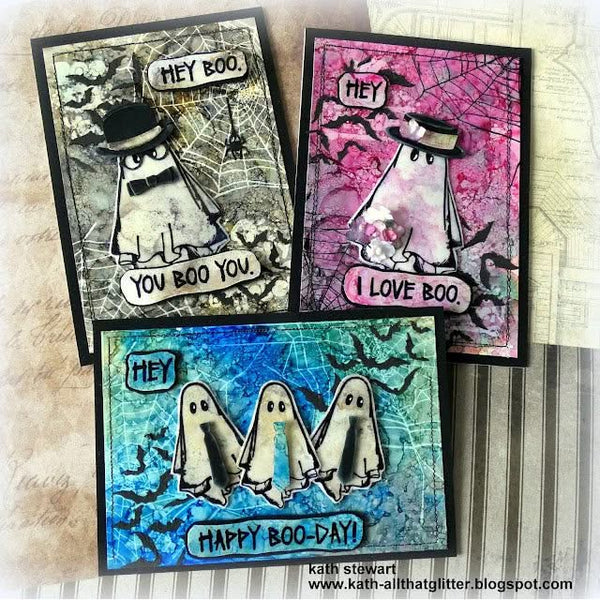 Tim Holtz Cling Stamps 7"X8.5" Halloween Whatnots*