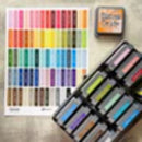Tim Holtz Distress Label Assortment Sheets - White Text