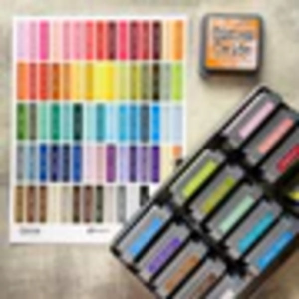 Tim Holtz Distress Label Assortment Sheets - White Text