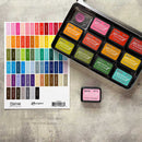 Tim Holtz Distress Mini Ink Pad Label Sheets - White Text