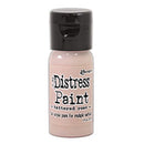 Bottle of Tim Holtz Distress Paint in Tattered Rose color on a white background