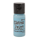 Bottle of Ranger Distress Paint in tumbled glass color on a white background