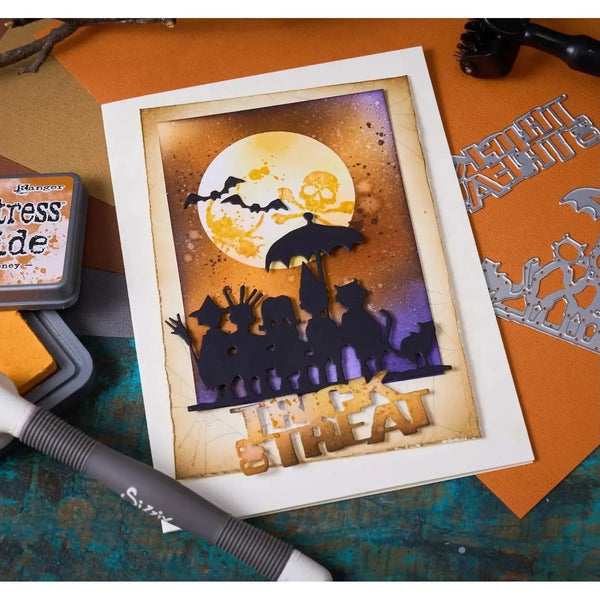 Sizzix Thinlits Die Set By Tim Holtz 3/Pkg - Trick or Treat^