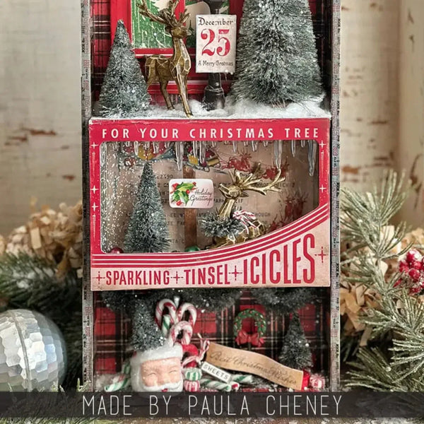 Tim Holtz Idea-Ology Baseboard Frames Christmas