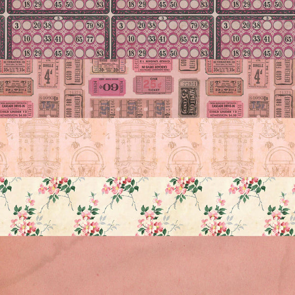 Tim Holtz - Advantus Idea-ology Double-Sided Cardstock 8"X8" 12/Pkg Palette Collection: Pink,