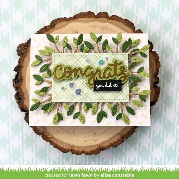 Lawn Cuts Custom Craft Dies - Tree Branches Border