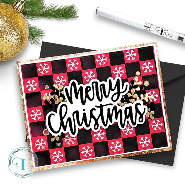 Trinity Stamps Die Set - Large Christmas Sentiment