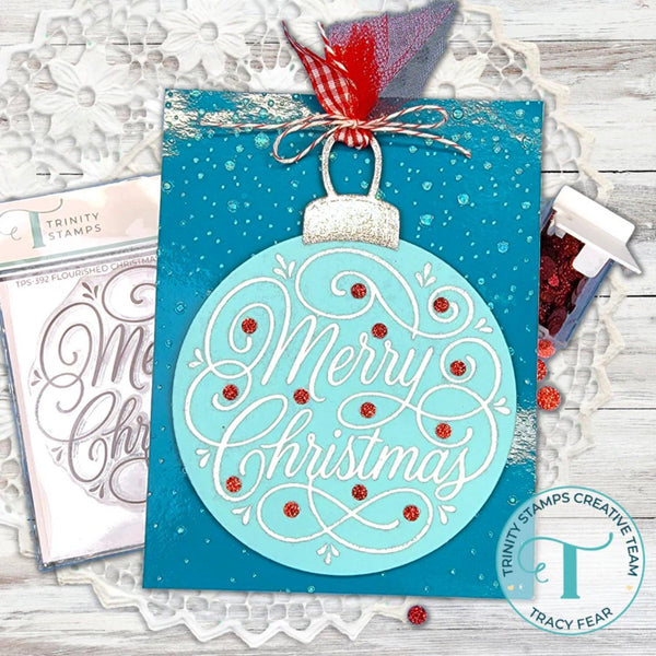Trinity Stamps Circle Card Add-On Die Set - Snowglobe