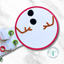 Trinity Stamps Circle Card Add-On Die Set - Snowman Parts