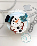 Trinity Stamps Circle Card Add-On Die Set - Snowman Parts