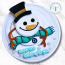 Trinity Stamps Circle Card Add-On Die Set - Snowman Parts
