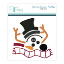 Trinity Stamps Circle Card Add-On Die Set - Snowman Parts