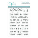 Trinity Stamps rating system stamp set on a white background