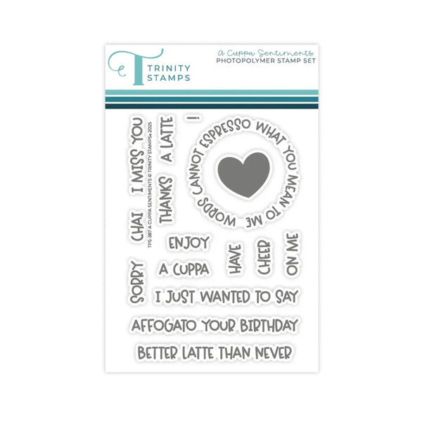 Trinity Stamps Clear Stamp Set - A Cuppa Sentiments