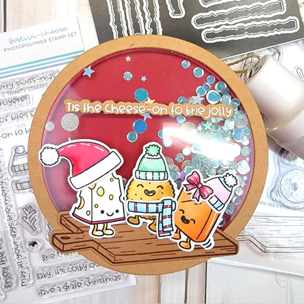 Trinity Stamps Clear Stamp Set - Festivi-Cheese