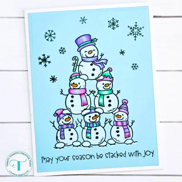 Trinity Stamps Clear Stamp Set - Snow Stacks