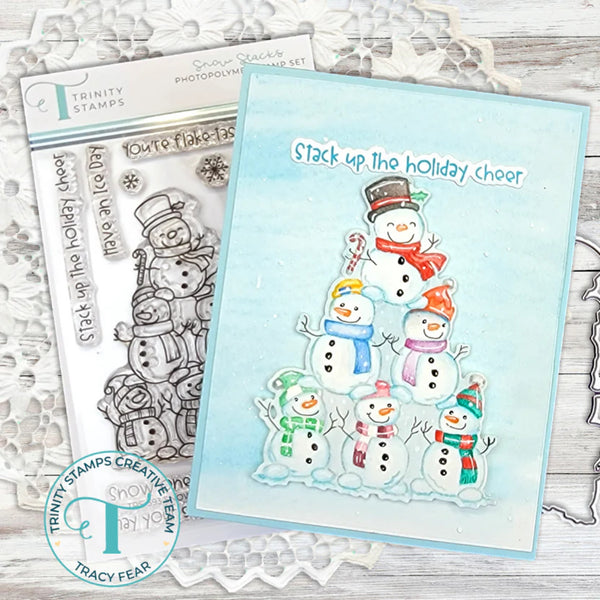 Trinity Stamps Clear Stamp Set - Snow Stacks