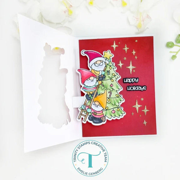 Trinity Stamps Coordinating Die Set - Holiday Gnome Stacks