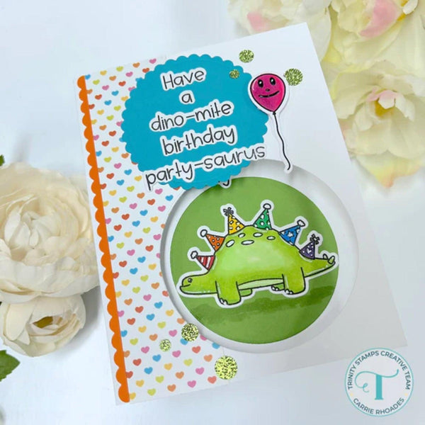 Trinity Stamps Coordinating Die Set - Partysaurus