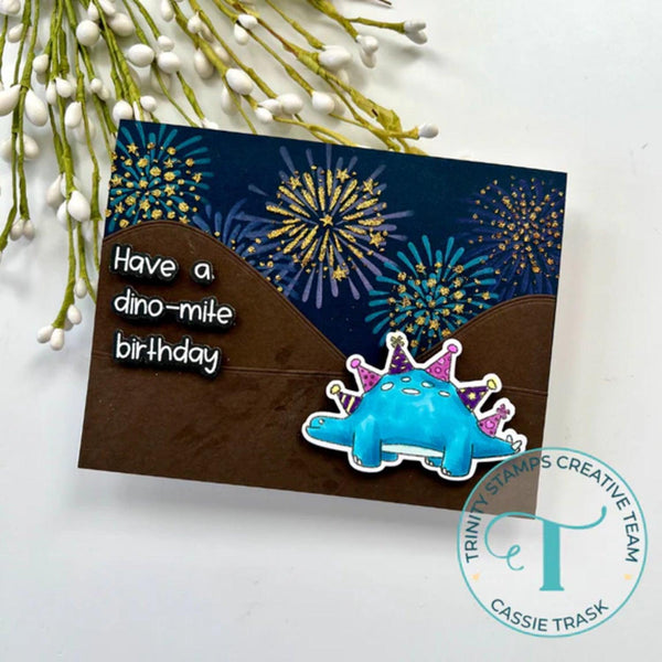 Trinity Stamps Coordinating Die Set - Partysaurus