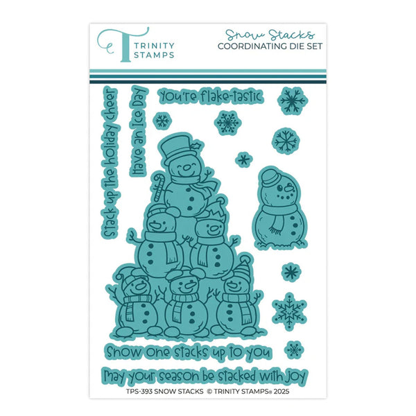 Trinity Stamps Coordinating Die Set - Snow Stacks