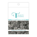 Trinity Stamps embellishments packaging with decorative elements on a white background