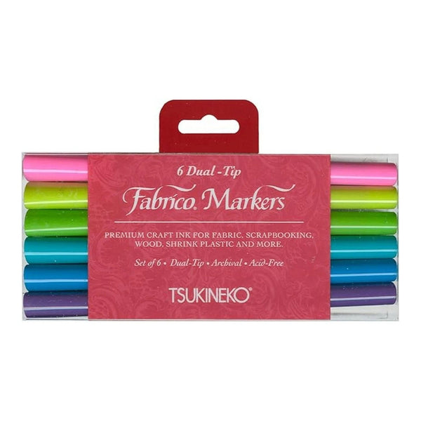 Tsukineko VersaCraft Fabrico Marker Set - Gemstones