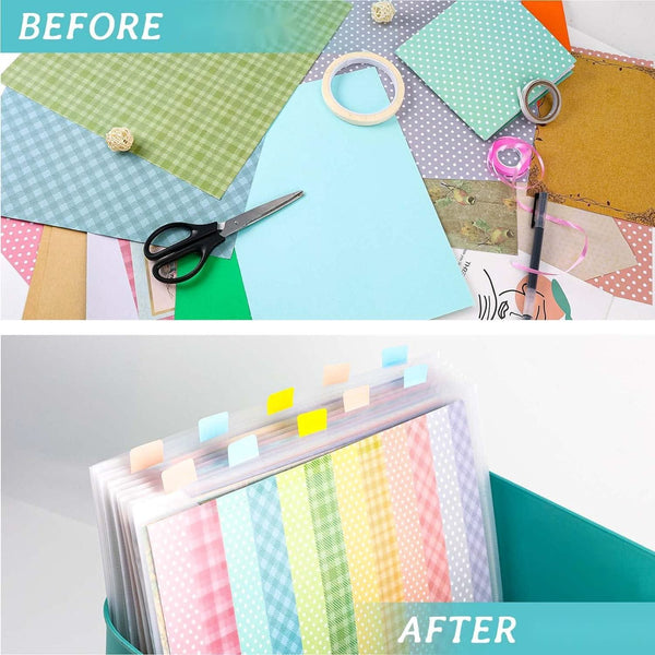Universal Crafts 12"x 12" Storage Sleeves w/Sticky Index Tabs