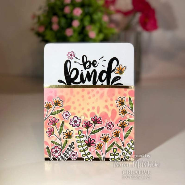 Creative Expressions Designer Boutique Clear Stamp 6"x 4" - Be Kind*