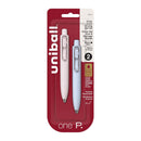 Uni One P. Ink Gel Pens 2/Pkg Micro 0.5mm - Peach & Soda - Black Ink