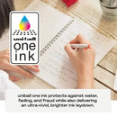Uni One Ink Gel Pens 5/Pkg Medium 0.7mm - Black