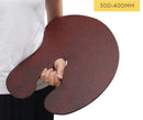 Universal Crafts Paint Palette - Ergonomic Dark Wood - 30cm x 40cm