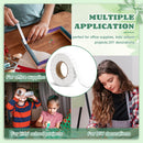 Product packaging with text 'Multiple Application' and images of people using the product for office supplies, kids' school projects, and DIY decorations.