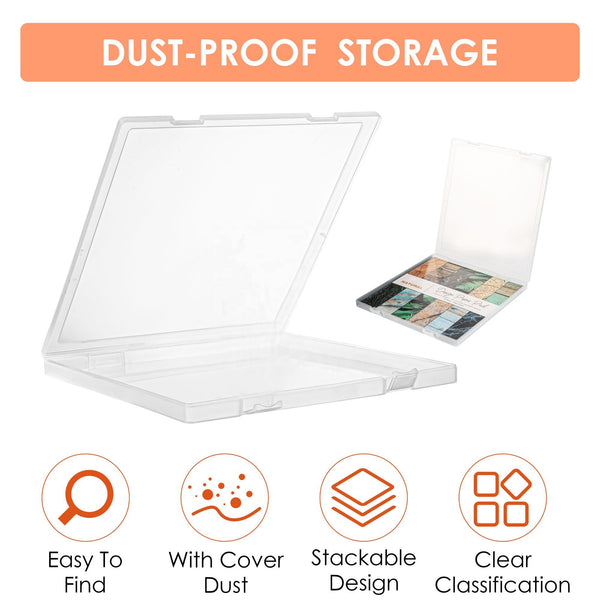 Universal Crafts Stackable 12"x 12" Paper Storage Organiser 4 Pack