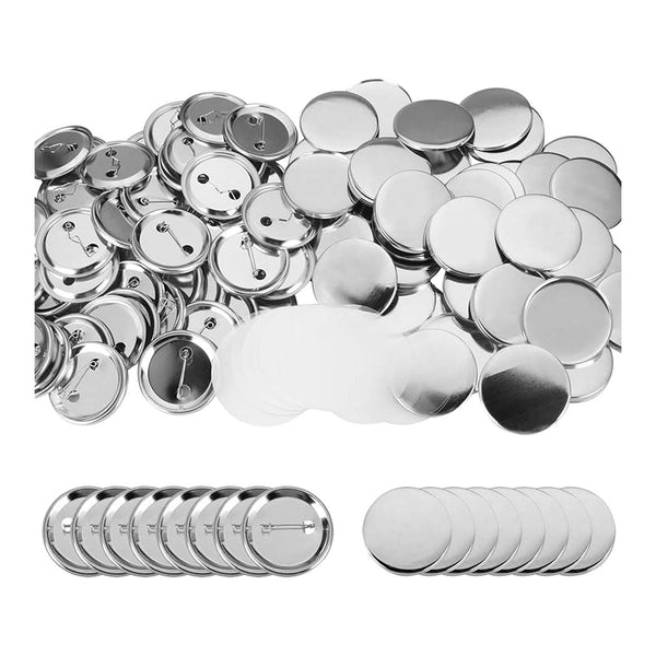 Universal Crafts Button Press Blank Buttons 100 Pack - 44mm