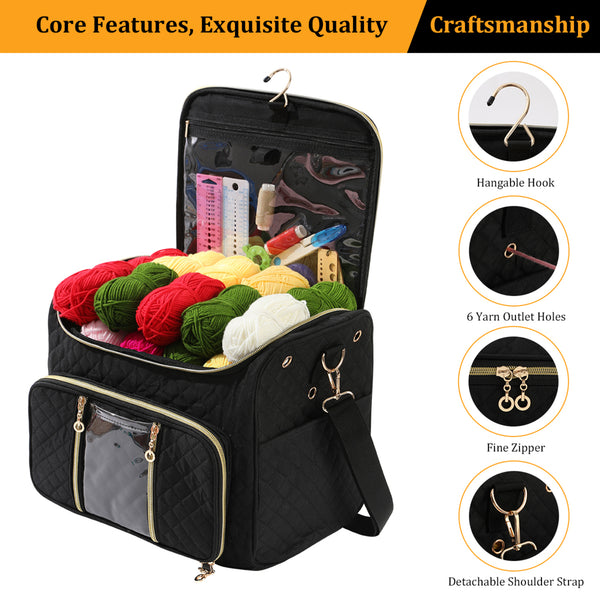 Universal Crafts Knitting & Crocheting Storage Bag