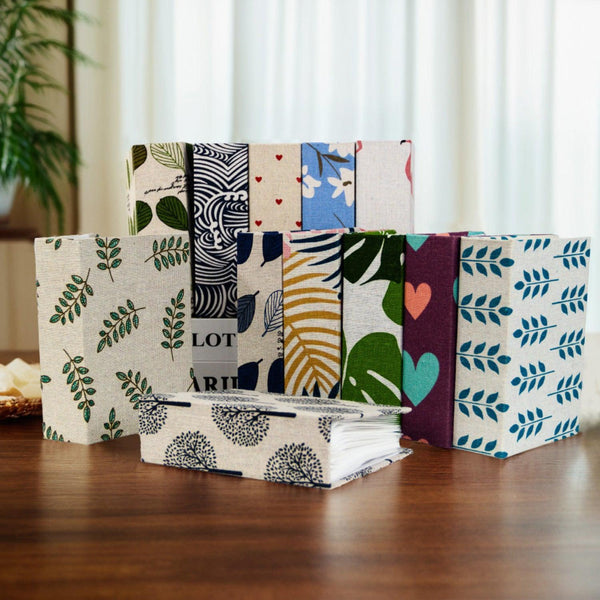 Universal Crafts Photo Album 4"x6" - Simple Blue/Green Ferns