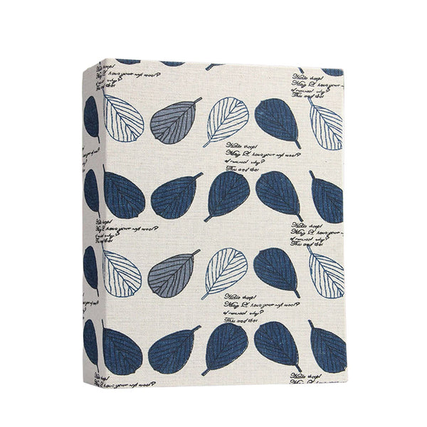 Universal Crafts Photo Album 4"x6" - Blue Leaves