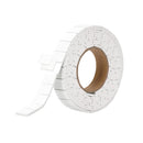 Roll of white tape on a white background