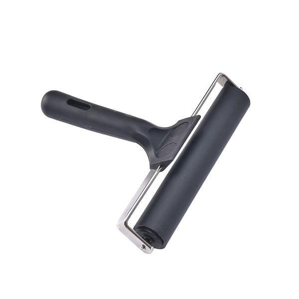 Gray squeegee on a white background